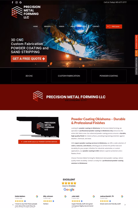 Precision-Metal-Forming Homepage 1440px
