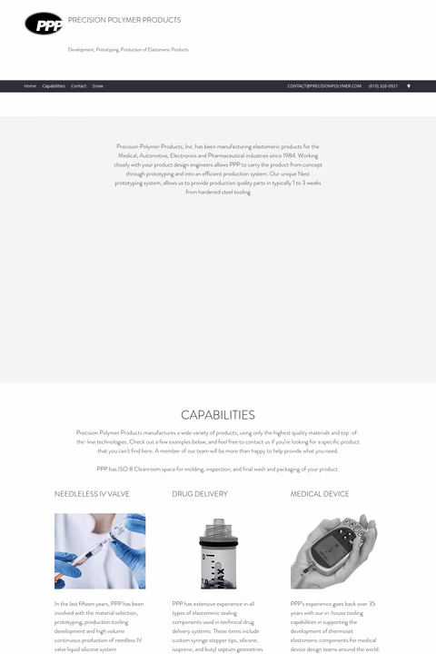 Precision-Polymer-Products Homepage 1440px