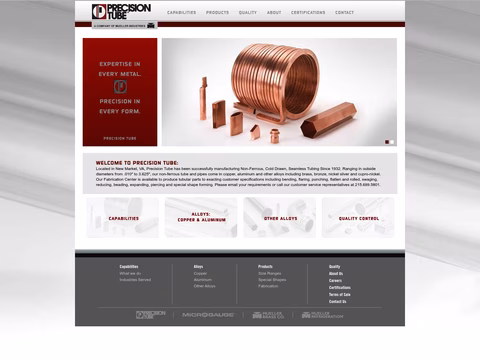 Precision-Tube-2 Homepage 1440px