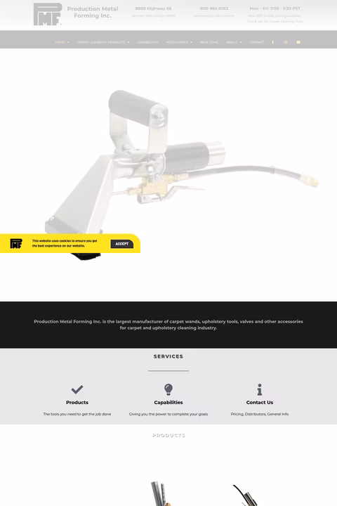 Production-Metal-Forming Homepage 1440px