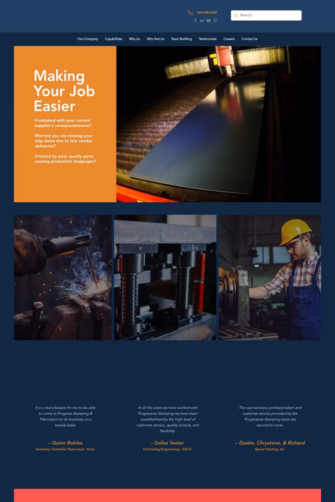 Progressive-Stamping-Fabrication Homepage 1440px