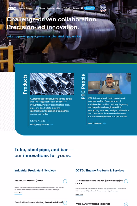 Ptc-Alliance Homepage 1440px