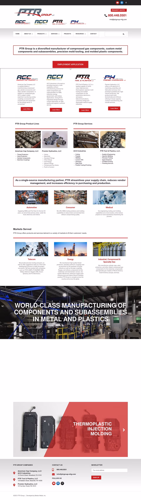 Ptr-Group Homepage 1440px