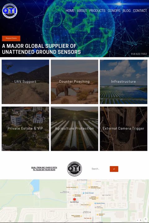 Qual-Tron-Inc Homepage 1440px