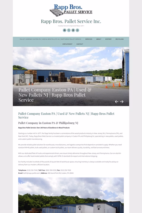 Rapp-Brothers-Pallet-Services Homepage 1440px