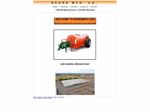 Rears-Manufacturing Homepage 1440px
