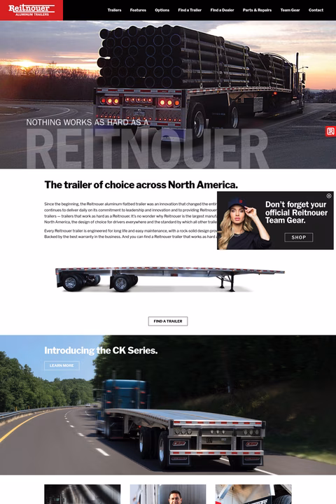 Reitnouer-Trailers Homepage 1440px