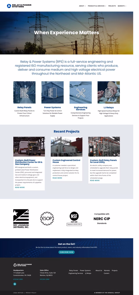 Relay-Power-Systems Homepage 1440px