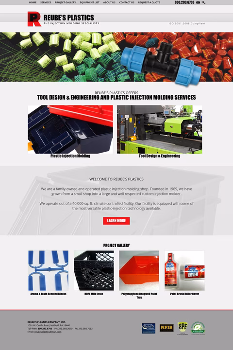 Reubes-Plastics Homepage 1440px