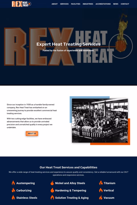 Rex-Heat-Treat Homepage 1440px