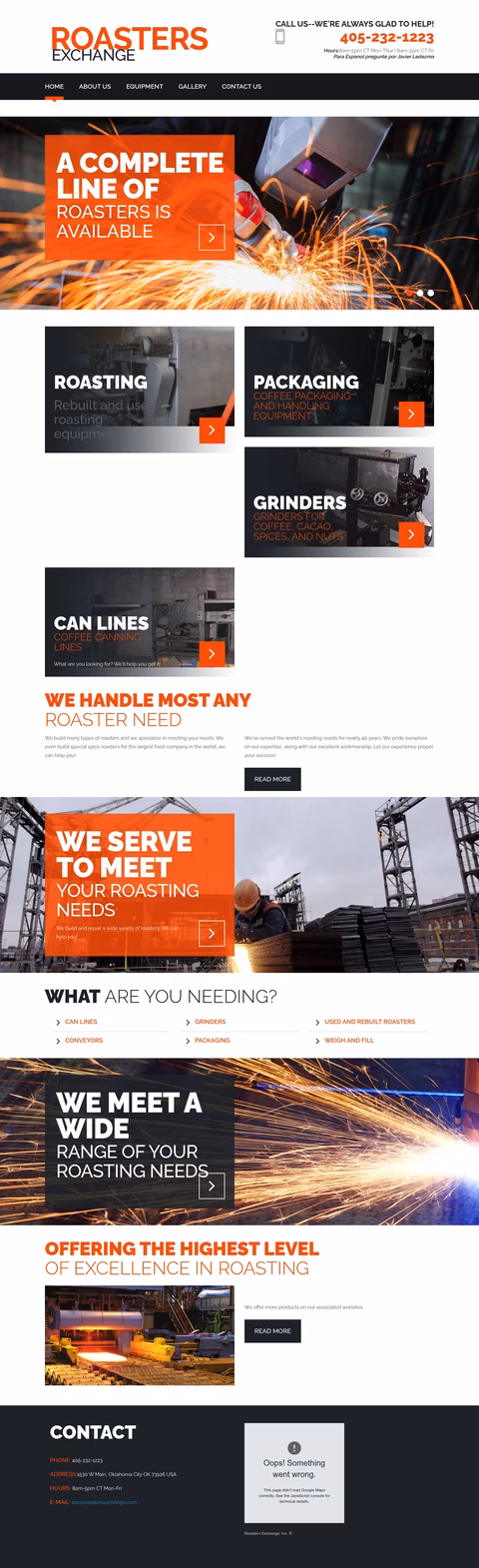 Roasters-Exchange Homepage 1440px