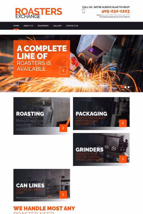 Roasters-Exchange Homepage 1440px