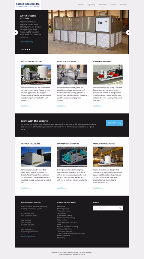 Robson-Industries Homepage 1440px