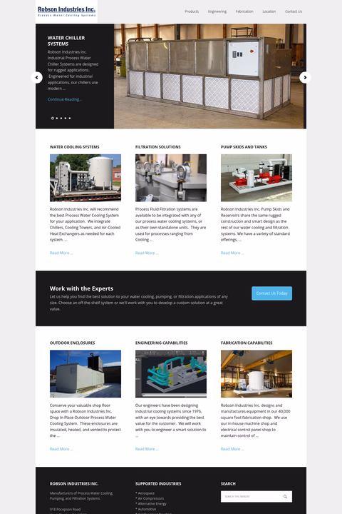 Robson-Industries Homepage 1440px