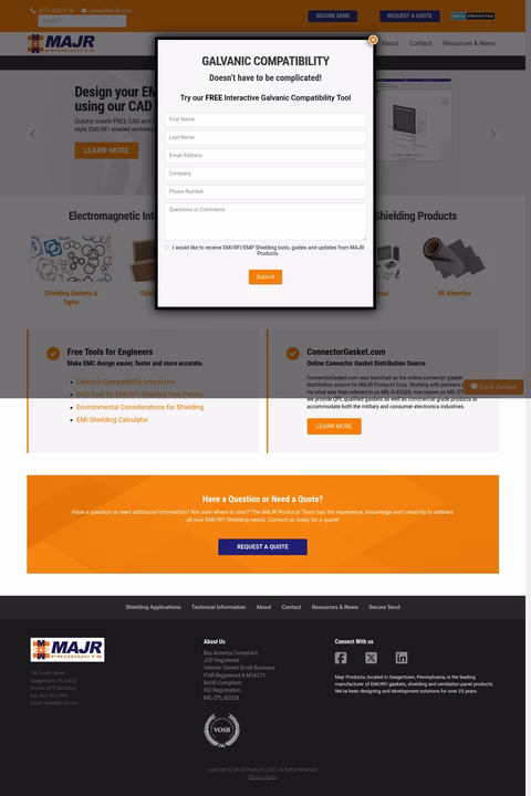 Majr-Products Homepage 1440px