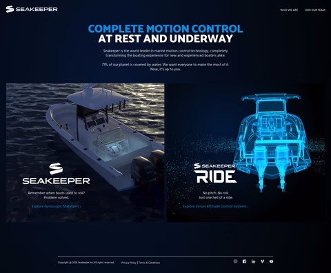 Seakeeper Homepage 1440px