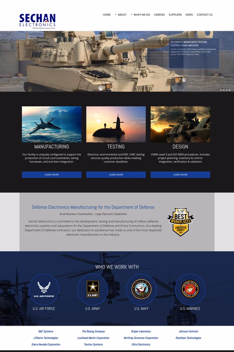 Sechan-Electronics Homepage 1440px