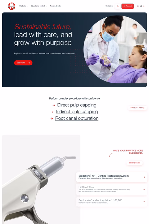 Septodont-Usa Homepage 1440px
