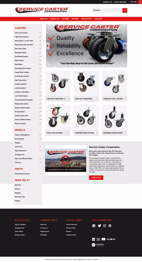 Service-Caster Homepage 1440px