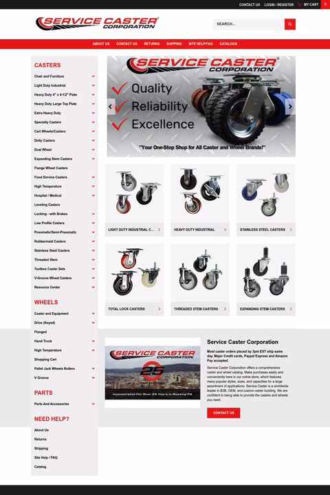 Service-Caster Homepage 1440px