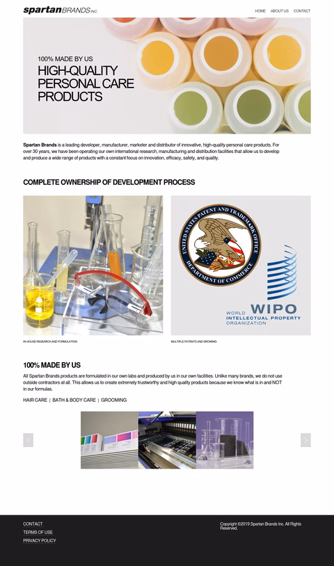 Spartan-Brands Homepage 1440px