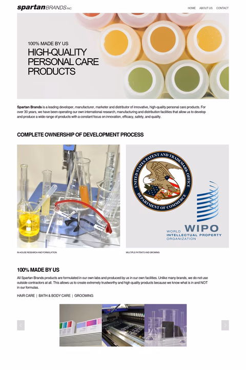 Spartan-Brands Homepage 1440px
