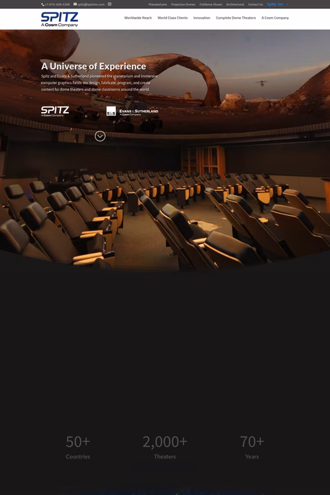 Spitz Homepage 1440px