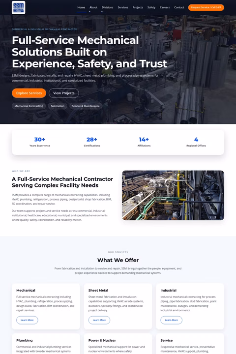 Ssm-Industries Homepage 1440px