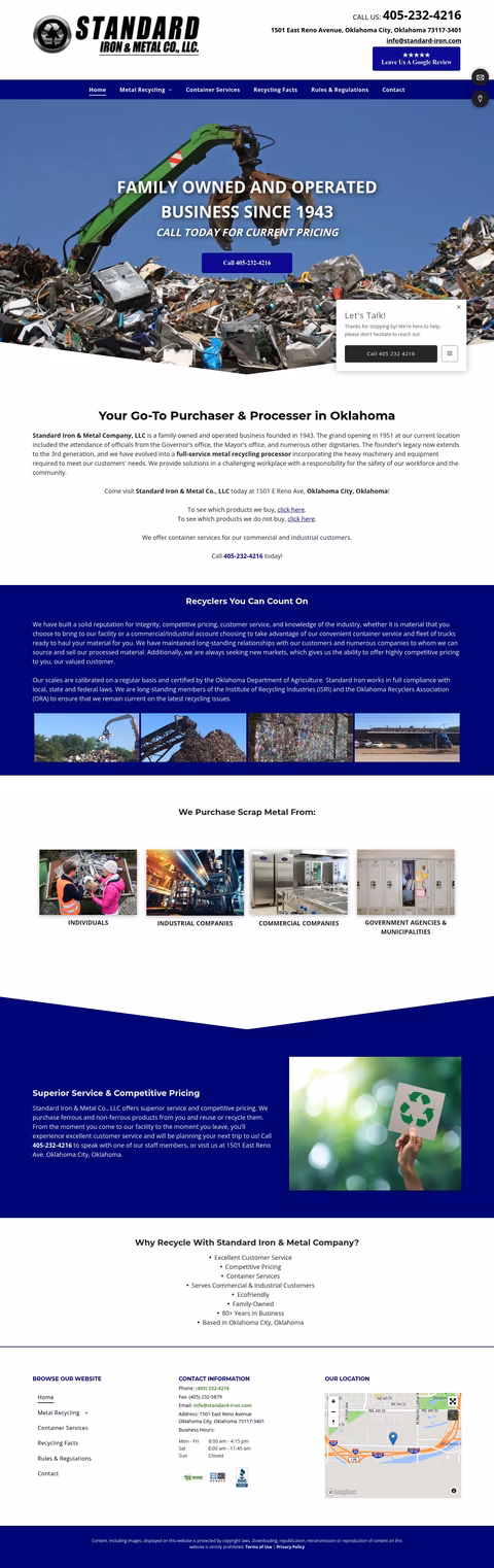 Standard-Iron-Metal-Company-2 Homepage 1440px