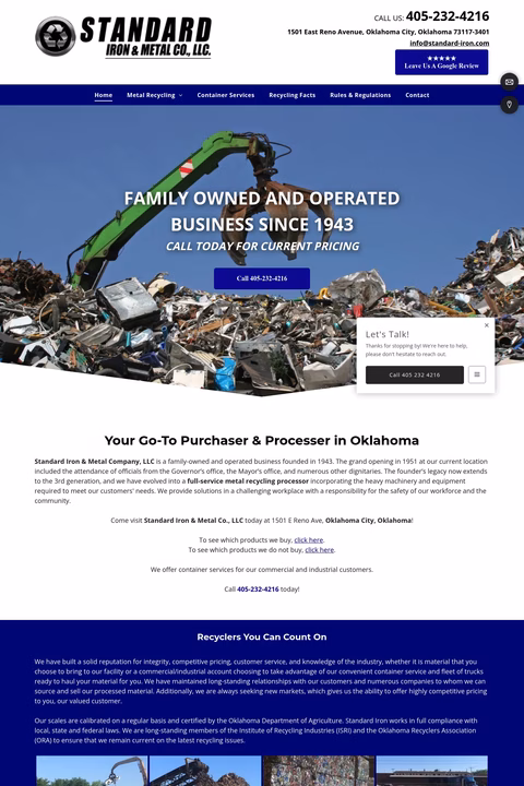 Standard-Iron-Metal-Company-2 Homepage 1440px