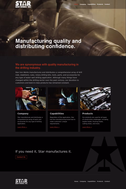 Star-Iron-Works Homepage 1440px