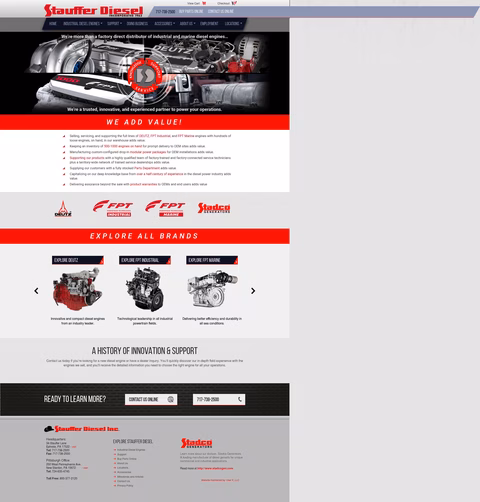 Stauffer-Diesel Homepage 1440px