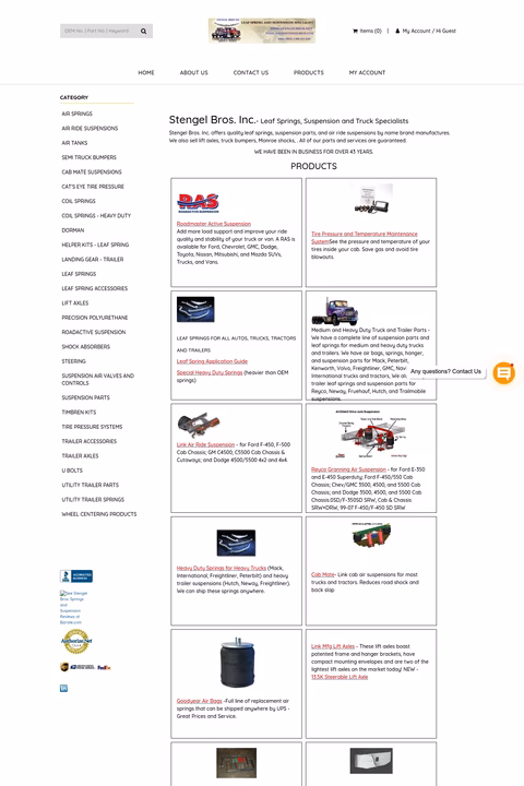 Stengel-Bros Homepage 1440px