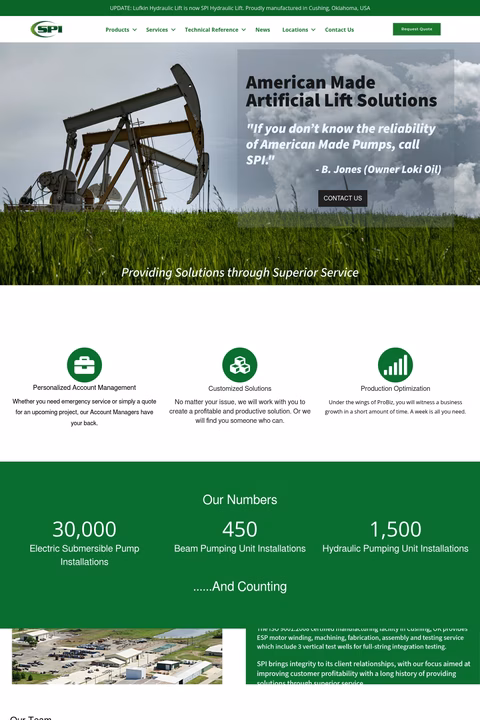 Submersible-Pumps-Inc Homepage 1440px