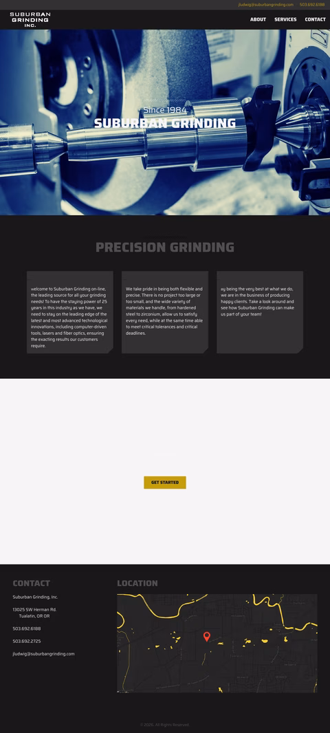 Suburban-Grinding Homepage 1440px