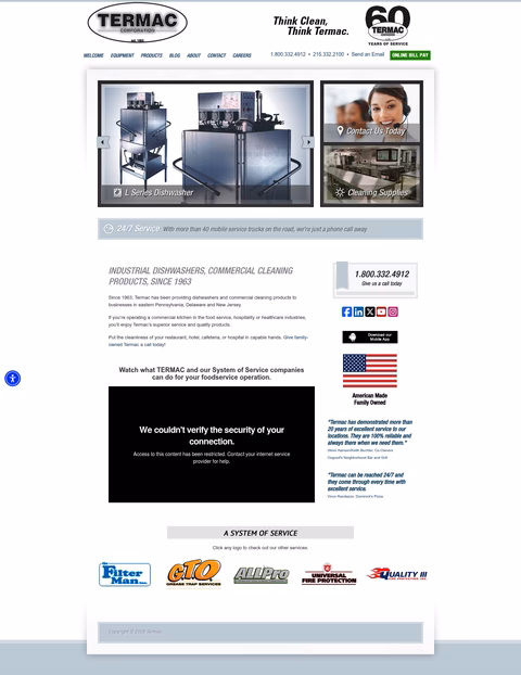 Termac-Corporation Homepage 1440px