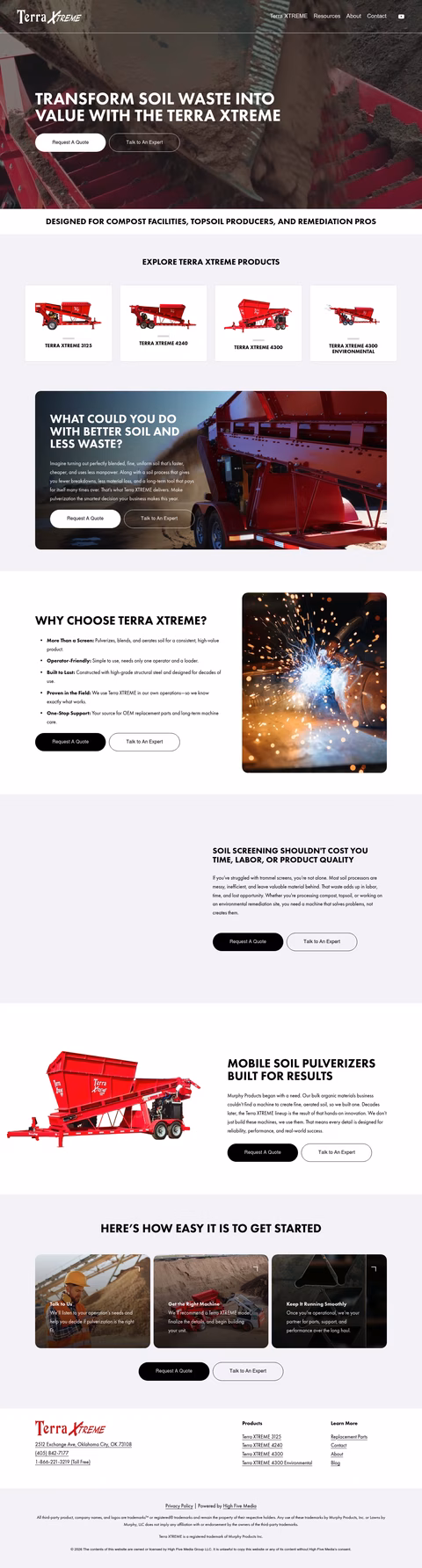 Terra-Xtreme Homepage 1440px