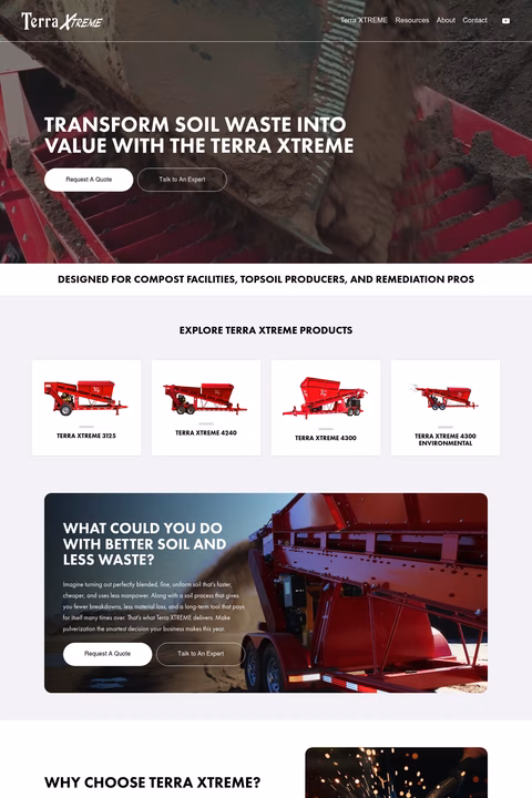 Terra-Xtreme Homepage 1440px