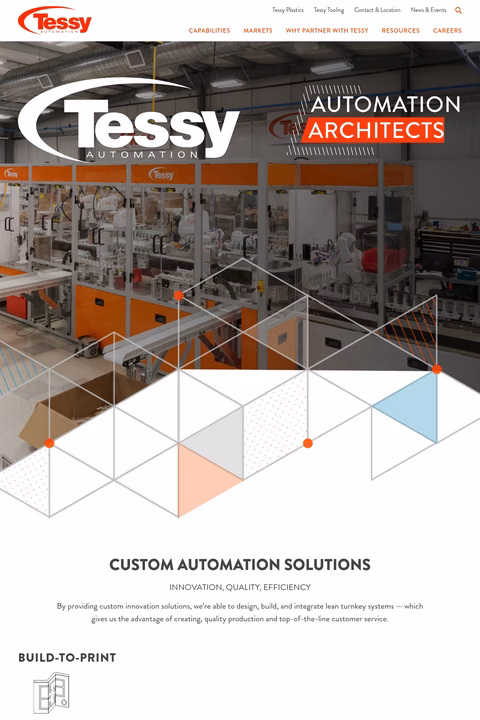 Tessy-Automation Homepage 1440px