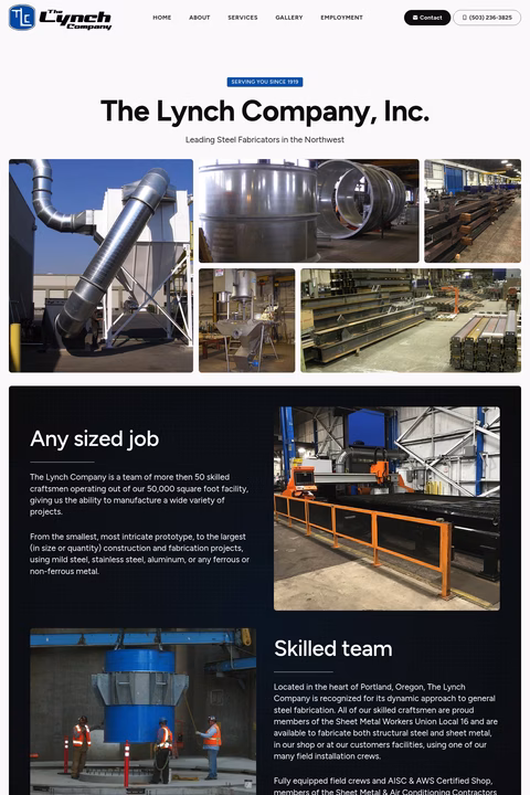 The-Lynch-Company Homepage 1440px