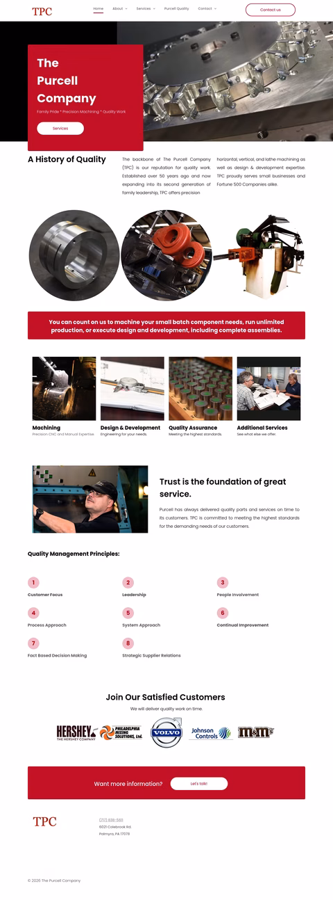 The-Purcell-Company Homepage 1440px