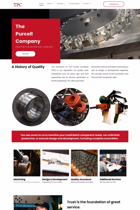 The-Purcell-Company Homepage 1440px
