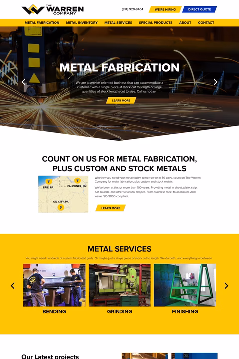 The-Warren-Company Homepage 1440px