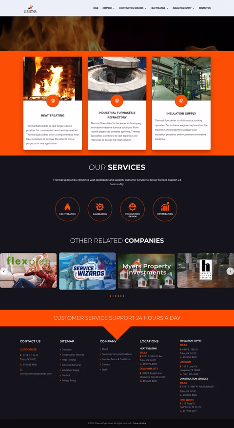Thermal-Specialties Homepage 1440px