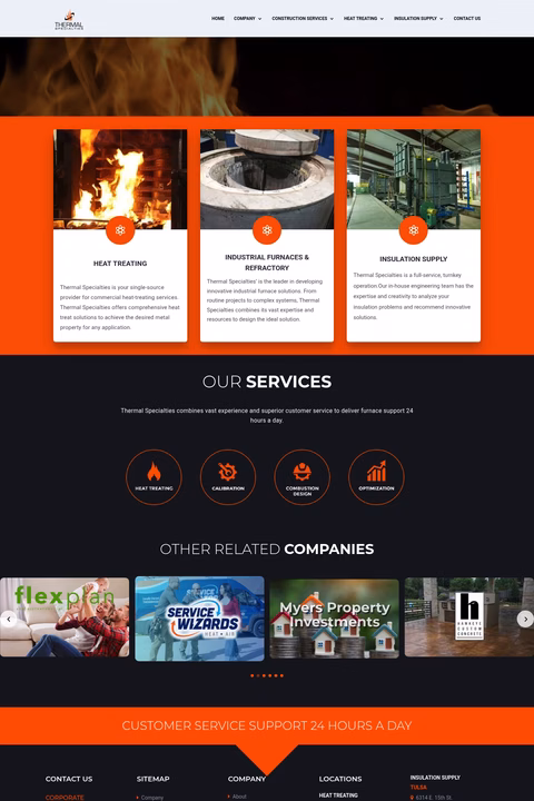 Thermal-Specialties Homepage 1440px