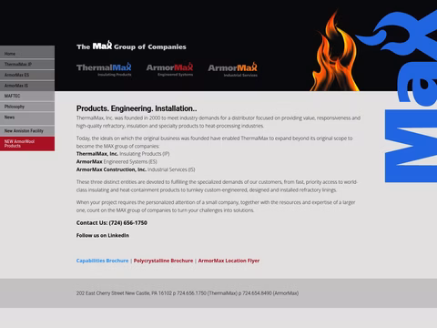 Thermalmax Homepage 1440px