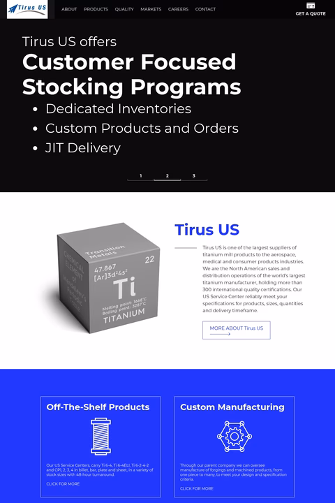 Tirus-Us Homepage 1440px