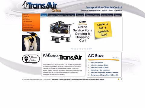 Trans-Air-Manufacturing Homepage 1440px