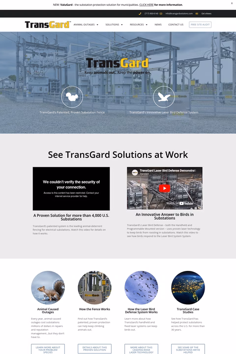 Transgard-Solutions Homepage 1440px