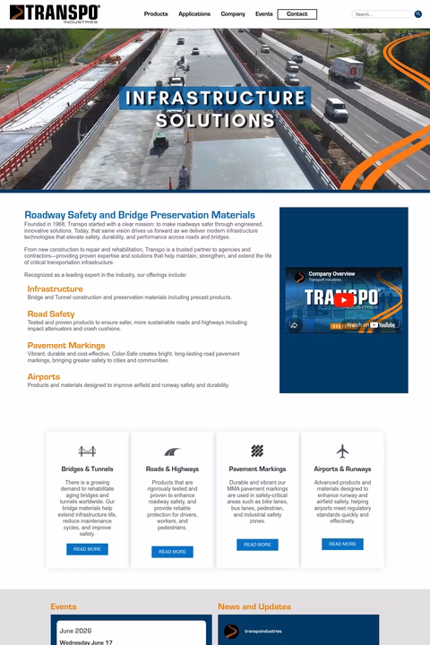 Transpo-Industries Homepage 1440px